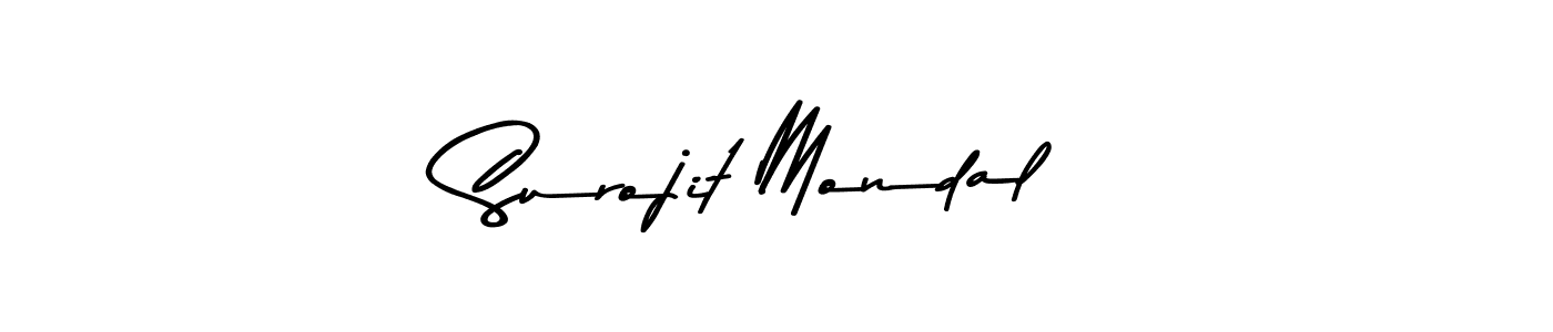 Design your own signature with our free online signature maker. With this signature software, you can create a handwritten (Asem Kandis PERSONAL USE) signature for name Surojit Mondal. Surojit Mondal signature style 9 images and pictures png