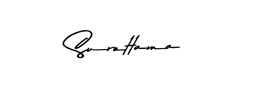 How to make Surottama signature? Asem Kandis PERSONAL USE is a professional autograph style. Create handwritten signature for Surottama name. Surottama signature style 9 images and pictures png