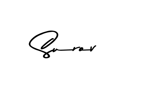 Make a beautiful signature design for name Surov. With this signature (Asem Kandis PERSONAL USE) style, you can create a handwritten signature for free. Surov signature style 9 images and pictures png