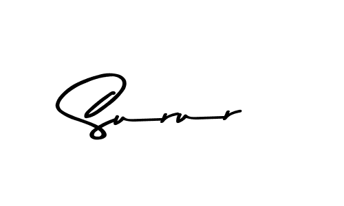 Create a beautiful signature design for name Surur. With this signature (Asem Kandis PERSONAL USE) fonts, you can make a handwritten signature for free. Surur signature style 9 images and pictures png