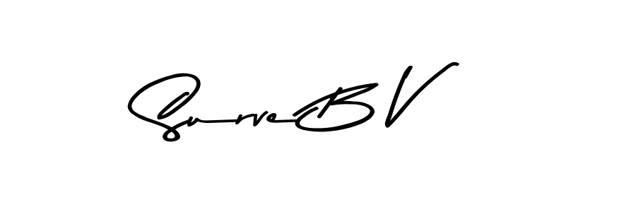 How to make Surve B V signature? Asem Kandis PERSONAL USE is a professional autograph style. Create handwritten signature for Surve B V name. Surve B V signature style 9 images and pictures png