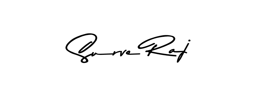 Make a beautiful signature design for name Surve Raj. Use this online signature maker to create a handwritten signature for free. Surve Raj signature style 9 images and pictures png