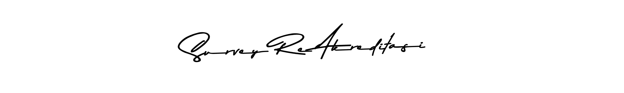 Make a beautiful signature design for name Survey Re Akreditasi. Use this online signature maker to create a handwritten signature for free. Survey Re Akreditasi signature style 9 images and pictures png