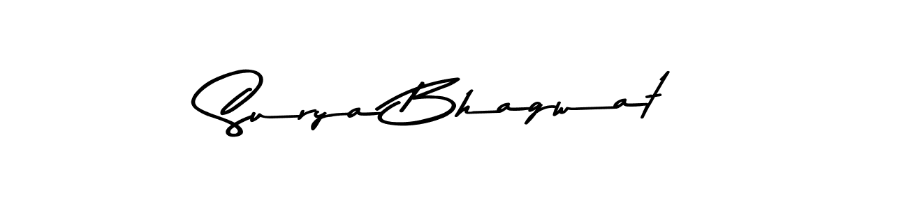 Use a signature maker to create a handwritten signature online. With this signature software, you can design (Asem Kandis PERSONAL USE) your own signature for name Surya Bhagwat. Surya Bhagwat signature style 9 images and pictures png