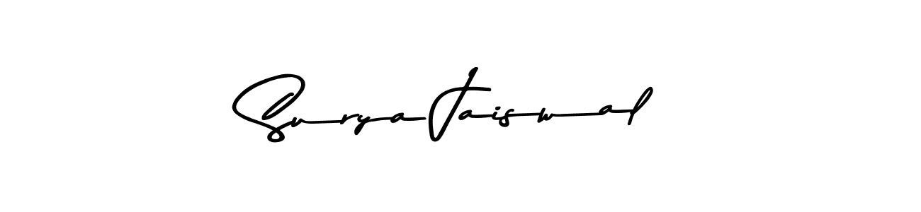 This is the best signature style for the Surya Jaiswal name. Also you like these signature font (Asem Kandis PERSONAL USE). Mix name signature. Surya Jaiswal signature style 9 images and pictures png