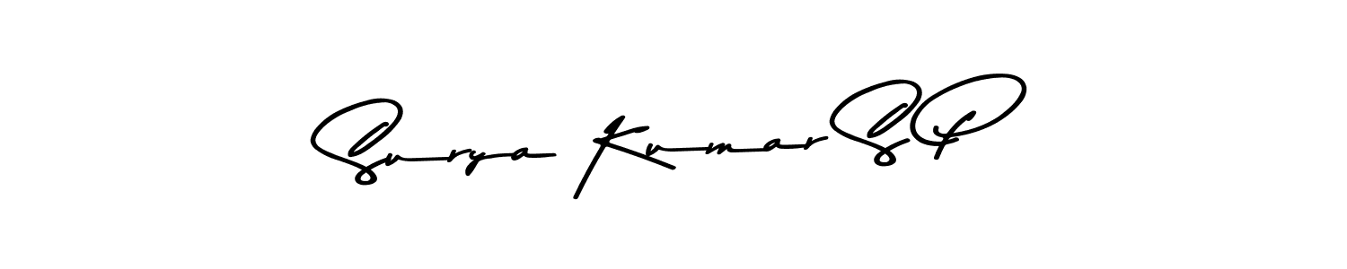 Also we have Surya Kumar S P name is the best signature style. Create professional handwritten signature collection using Asem Kandis PERSONAL USE autograph style. Surya Kumar S P signature style 9 images and pictures png