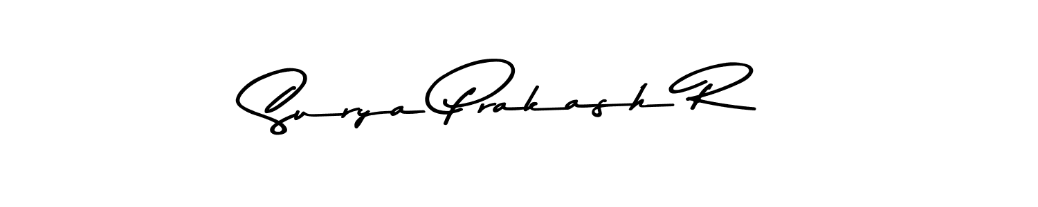 Also You can easily find your signature by using the search form. We will create Surya Prakash R name handwritten signature images for you free of cost using Asem Kandis PERSONAL USE sign style. Surya Prakash R signature style 9 images and pictures png