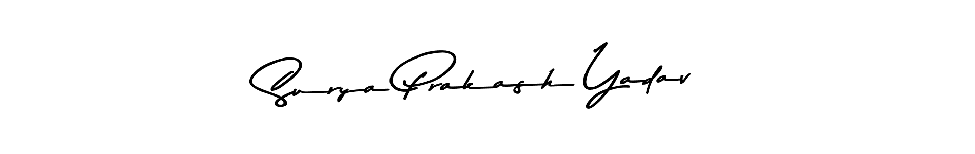Use a signature maker to create a handwritten signature online. With this signature software, you can design (Asem Kandis PERSONAL USE) your own signature for name Surya Prakash Yadav. Surya Prakash Yadav signature style 9 images and pictures png