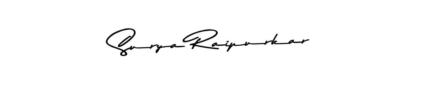 if you are searching for the best signature style for your name Surya Raipurkar. so please give up your signature search. here we have designed multiple signature styles  using Asem Kandis PERSONAL USE. Surya Raipurkar signature style 9 images and pictures png