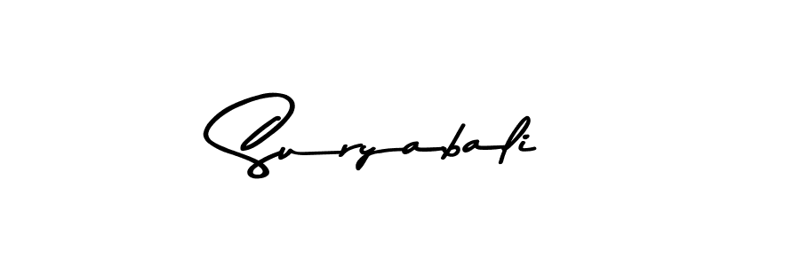Create a beautiful signature design for name Suryabali. With this signature (Asem Kandis PERSONAL USE) fonts, you can make a handwritten signature for free. Suryabali signature style 9 images and pictures png