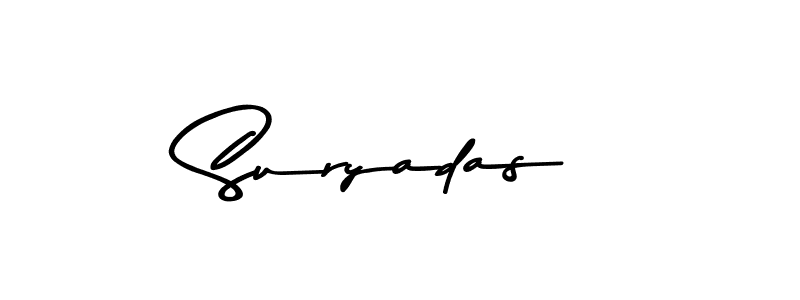 How to make Suryadas name signature. Use Asem Kandis PERSONAL USE style for creating short signs online. This is the latest handwritten sign. Suryadas signature style 9 images and pictures png