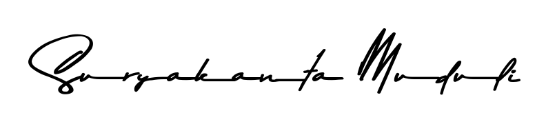 The Asem Kandis PERSONAL USE font gives name Suryakanta Muduli a signature that looks effortless yet distinguished. Download high-res PNG instantly. Suryakanta Muduli signature style 9 images and pictures png