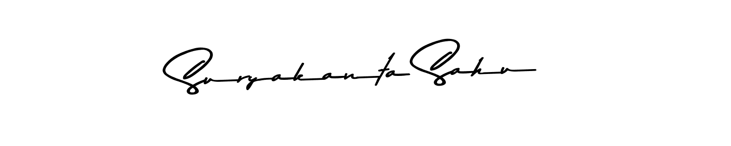 Design your own signature with our free online signature maker. With this signature software, you can create a handwritten (Asem Kandis PERSONAL USE) signature for name Suryakanta Sahu. Suryakanta Sahu signature style 9 images and pictures png