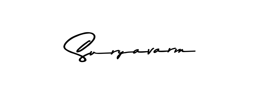 Design your own signature with our free online signature maker. With this signature software, you can create a handwritten (Asem Kandis PERSONAL USE) signature for name Suryavarm. Suryavarm signature style 9 images and pictures png