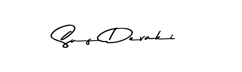 Use a signature maker to create a handwritten signature online. With this signature software, you can design (Asem Kandis PERSONAL USE) your own signature for name Sus Devaki. Sus Devaki signature style 9 images and pictures png