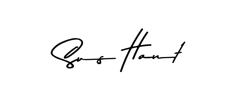 Sus Hant stylish signature style. Best Handwritten Sign (Asem Kandis PERSONAL USE) for my name. Handwritten Signature Collection Ideas for my name Sus Hant. Sus Hant signature style 9 images and pictures png