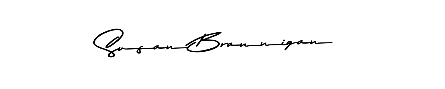 How to make Susan Brannigan name signature. Use Asem Kandis PERSONAL USE style for creating short signs online. This is the latest handwritten sign. Susan Brannigan signature style 9 images and pictures png