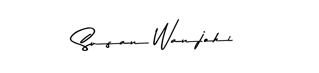 if you are searching for the best signature style for your name Susan Wanjohi. so please give up your signature search. here we have designed multiple signature styles  using Asem Kandis PERSONAL USE. Susan Wanjohi signature style 9 images and pictures png