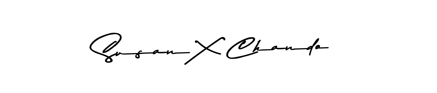 Design your own signature with our free online signature maker. With this signature software, you can create a handwritten (Asem Kandis PERSONAL USE) signature for name Susan X Chando. Susan X Chando signature style 9 images and pictures png