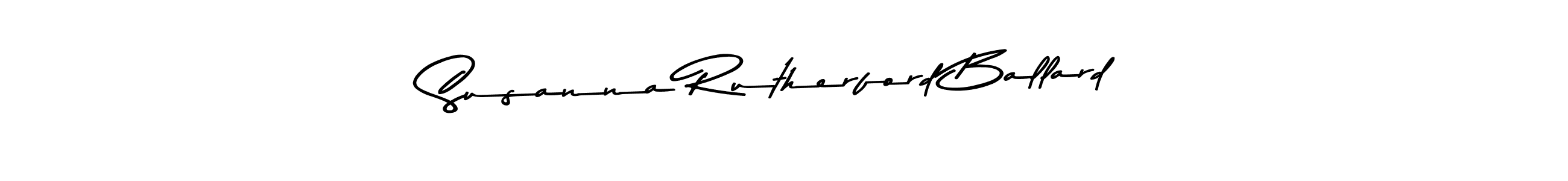 Also You can easily find your signature by using the search form. We will create Susanna Rutherford Ballard name handwritten signature images for you free of cost using Asem Kandis PERSONAL USE sign style. Susanna Rutherford Ballard signature style 9 images and pictures png