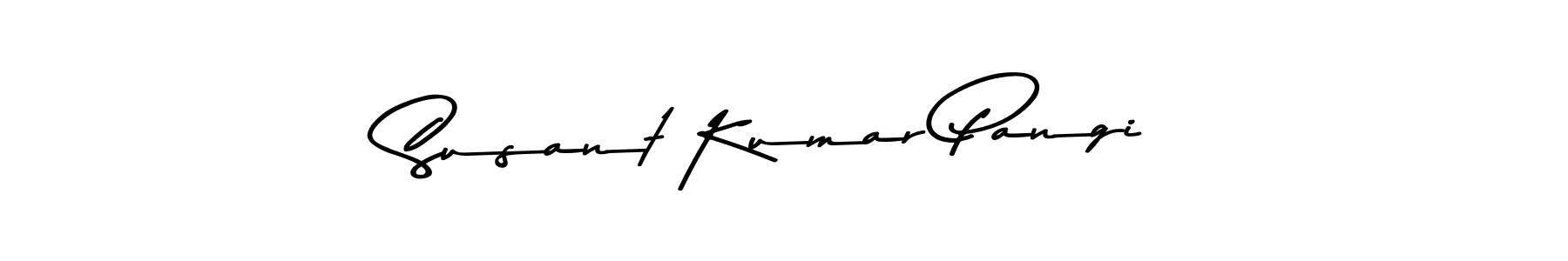 This is the best signature style for the Susant Kumar Pangi name. Also you like these signature font (Asem Kandis PERSONAL USE). Mix name signature. Susant Kumar Pangi signature style 9 images and pictures png