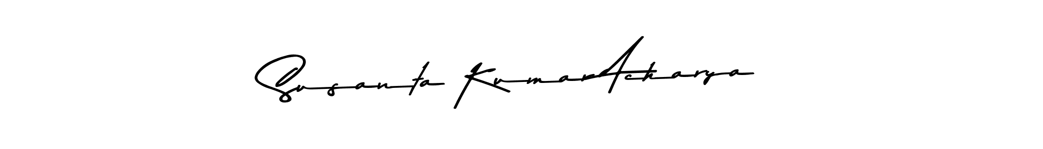 Create a beautiful signature design for name Susanta Kumar Acharya. With this signature (Asem Kandis PERSONAL USE) fonts, you can make a handwritten signature for free. Susanta Kumar Acharya signature style 9 images and pictures png