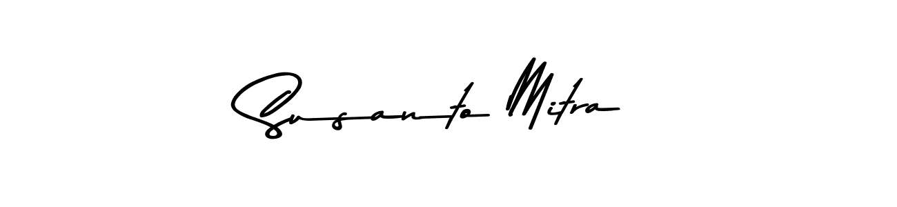 Create a beautiful signature design for name Susanto Mitra. With this signature (Asem Kandis PERSONAL USE) fonts, you can make a handwritten signature for free. Susanto Mitra signature style 9 images and pictures png