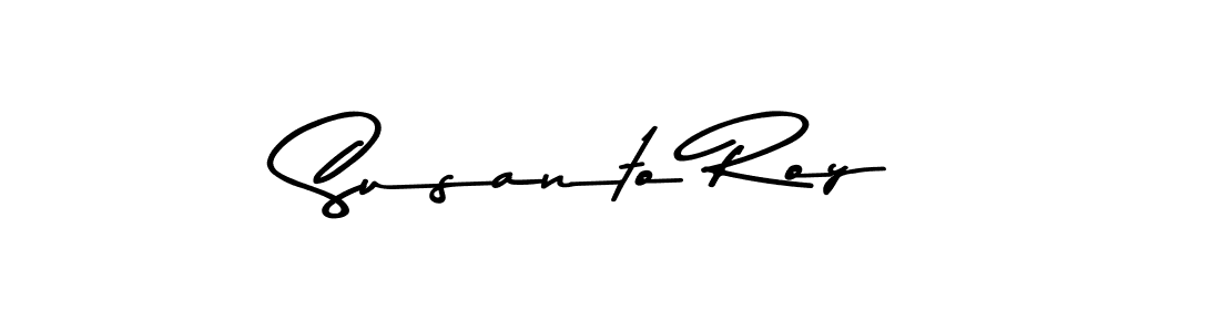 How to make Susanto Roy name signature. Use Asem Kandis PERSONAL USE style for creating short signs online. This is the latest handwritten sign. Susanto Roy signature style 9 images and pictures png