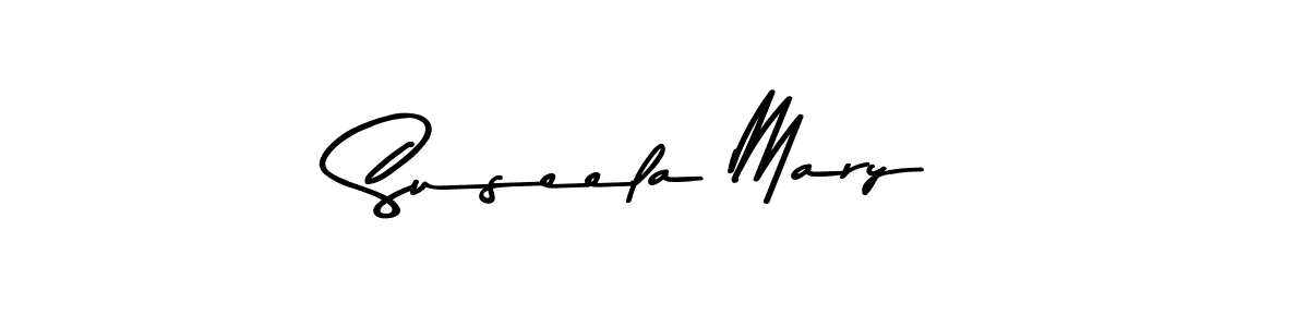Make a beautiful signature design for name Suseela Mary. Use this online signature maker to create a handwritten signature for free. Suseela Mary signature style 9 images and pictures png
