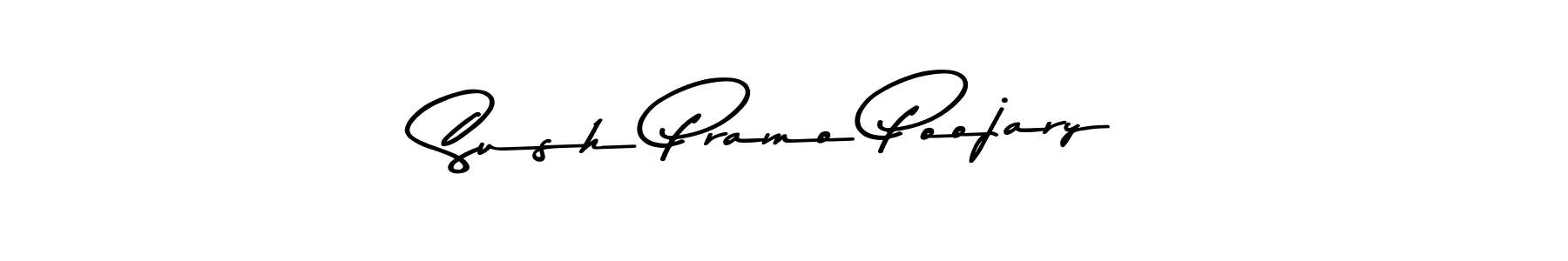 Also we have Sush Pramo Poojary name is the best signature style. Create professional handwritten signature collection using Asem Kandis PERSONAL USE autograph style. Sush Pramo Poojary signature style 9 images and pictures png