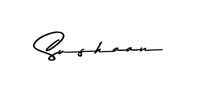 Use a signature maker to create a handwritten signature online. With this signature software, you can design (Asem Kandis PERSONAL USE) your own signature for name Sushaan. Sushaan signature style 9 images and pictures png
