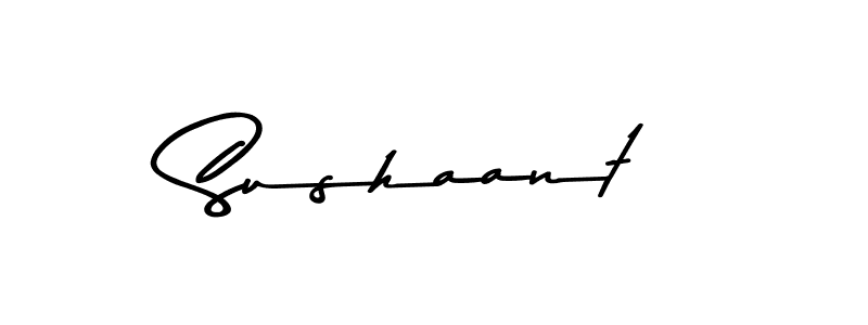 Sushaant stylish signature style. Best Handwritten Sign (Asem Kandis PERSONAL USE) for my name. Handwritten Signature Collection Ideas for my name Sushaant. Sushaant signature style 9 images and pictures png