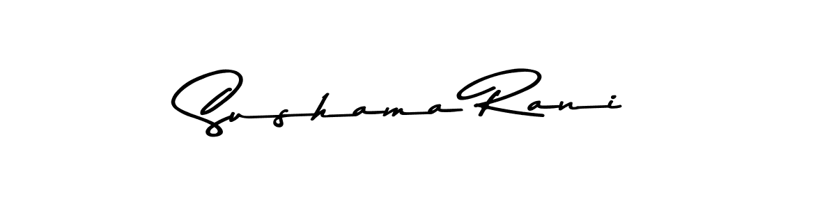 Sushama Rani stylish signature style. Best Handwritten Sign (Asem Kandis PERSONAL USE) for my name. Handwritten Signature Collection Ideas for my name Sushama Rani. Sushama Rani signature style 9 images and pictures png
