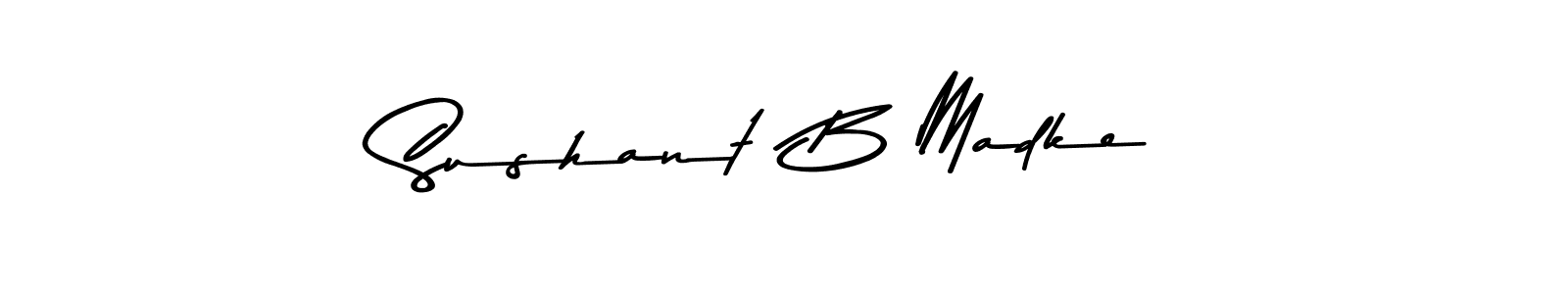 Once you've used our free online signature maker to create your best signature Asem Kandis PERSONAL USE style, it's time to enjoy all of the benefits that Sushant  B Madke name signing documents. Sushant  B Madke signature style 9 images and pictures png