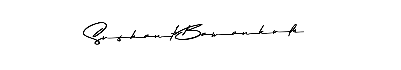 Sushant Bawankule stylish signature style. Best Handwritten Sign (Asem Kandis PERSONAL USE) for my name. Handwritten Signature Collection Ideas for my name Sushant Bawankule. Sushant Bawankule signature style 9 images and pictures png