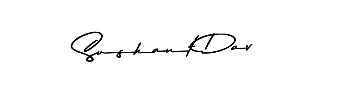 Make a beautiful signature design for name Sushant Dav. Use this online signature maker to create a handwritten signature for free. Sushant Dav signature style 9 images and pictures png