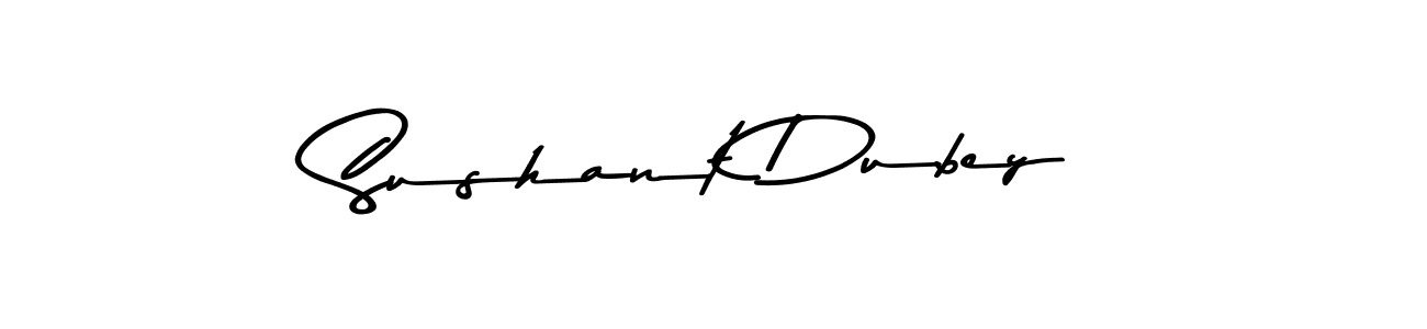The best way (Asem Kandis PERSONAL USE) to make a short signature is to pick only two or three words in your name. The name Sushant Dubey include a total of six letters. For converting this name. Sushant Dubey signature style 9 images and pictures png