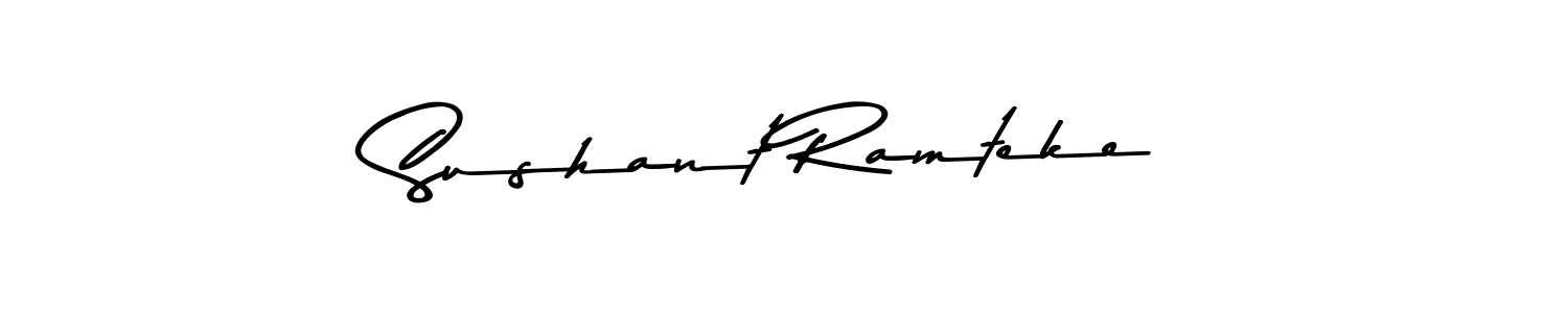 You should practise on your own different ways (Asem Kandis PERSONAL USE) to write your name (Sushant Ramteke) in signature. don't let someone else do it for you. Sushant Ramteke signature style 9 images and pictures png