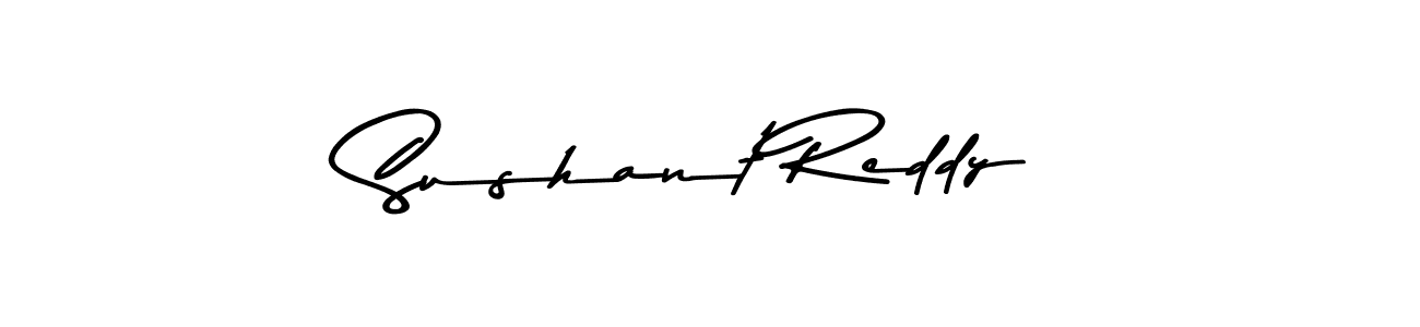 Use a signature maker to create a handwritten signature online. With this signature software, you can design (Asem Kandis PERSONAL USE) your own signature for name Sushant Reddy. Sushant Reddy signature style 9 images and pictures png