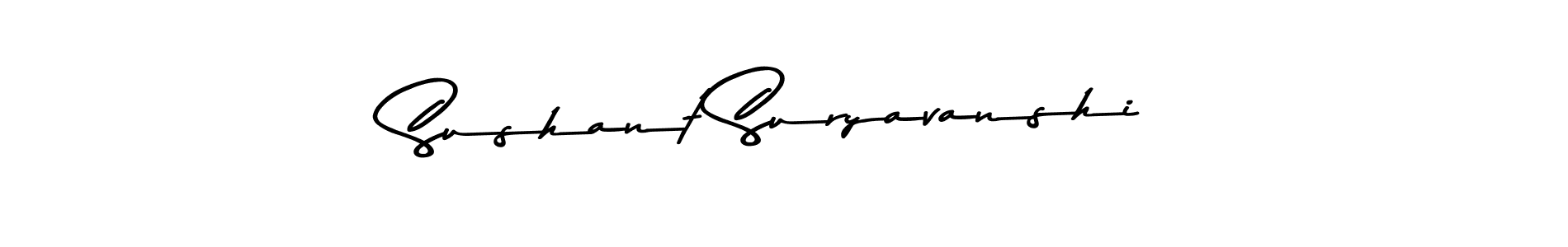 Use a signature maker to create a handwritten signature online. With this signature software, you can design (Asem Kandis PERSONAL USE) your own signature for name Sushant Suryavanshi. Sushant Suryavanshi signature style 9 images and pictures png