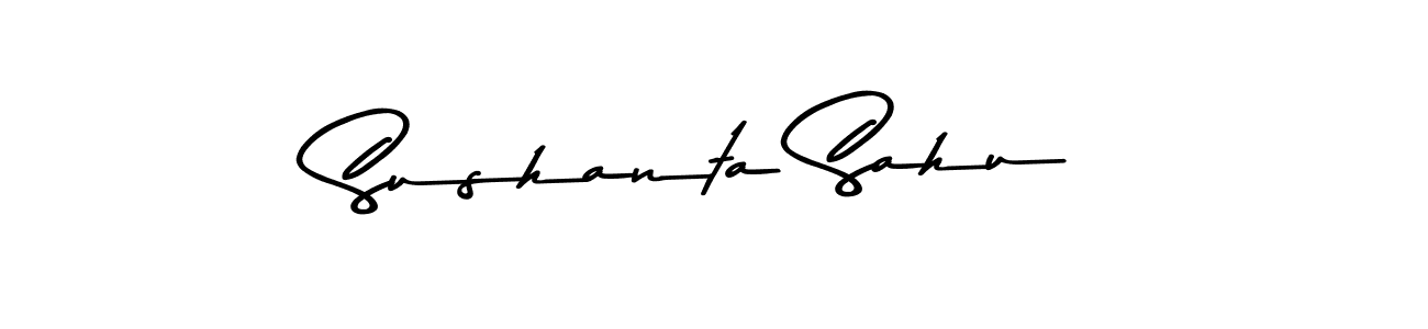 Design your own signature with our free online signature maker. With this signature software, you can create a handwritten (Asem Kandis PERSONAL USE) signature for name Sushanta Sahu. Sushanta Sahu signature style 9 images and pictures png