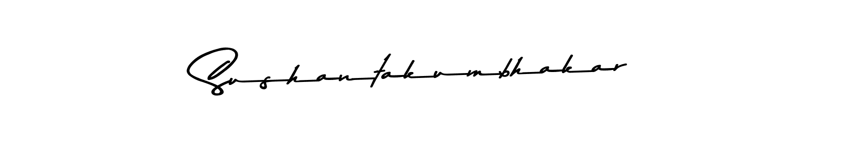 Here are the top 10 professional signature styles for the name Sushantakumbhakar. These are the best autograph styles you can use for your name. Sushantakumbhakar signature style 9 images and pictures png