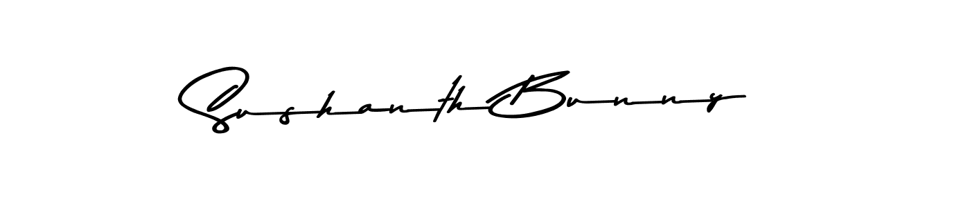 How to Draw Sushanth Bunny signature style? Asem Kandis PERSONAL USE is a latest design signature styles for name Sushanth Bunny. Sushanth Bunny signature style 9 images and pictures png