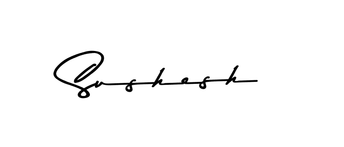 Design your own signature with our free online signature maker. With this signature software, you can create a handwritten (Asem Kandis PERSONAL USE) signature for name Sushesh. Sushesh signature style 9 images and pictures png