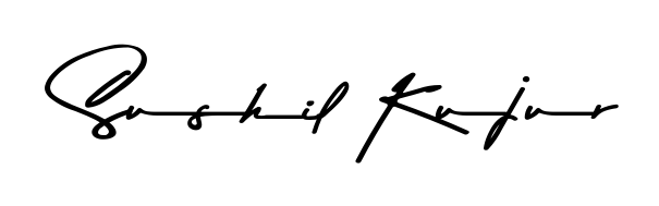 A classic penmanship look for Sushil Kujur. The Asem Kandis PERSONAL USE font brings timeless elegance and confidence to every signed document. Sushil Kujur signature style 9 images and pictures png
