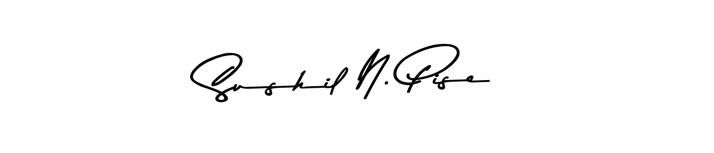 Also we have Sushil N. Pise name is the best signature style. Create professional handwritten signature collection using Asem Kandis PERSONAL USE autograph style. Sushil N. Pise signature style 9 images and pictures png
