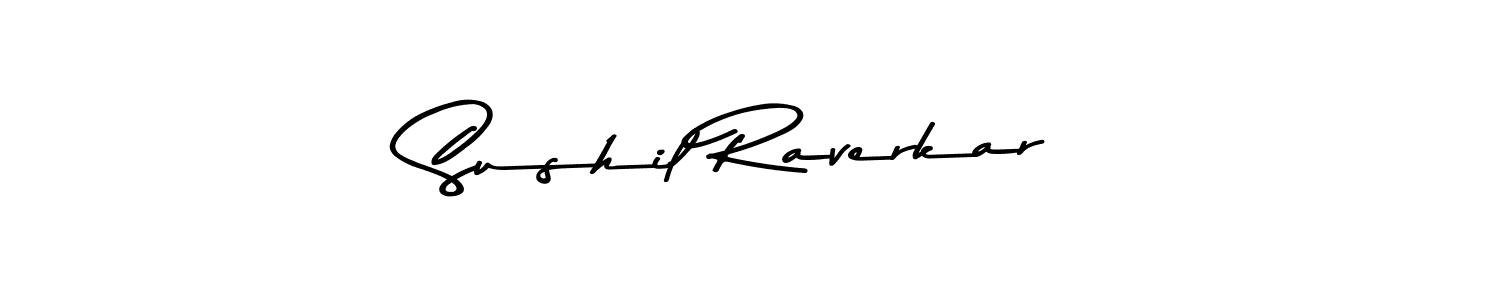 Design your own signature with our free online signature maker. With this signature software, you can create a handwritten (Asem Kandis PERSONAL USE) signature for name Sushil Raverkar. Sushil Raverkar signature style 9 images and pictures png