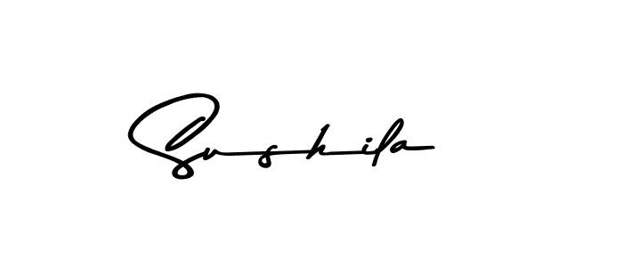 How to make Sushila signature? Asem Kandis PERSONAL USE is a professional autograph style. Create handwritten signature for Sushila name. Sushila signature style 9 images and pictures png