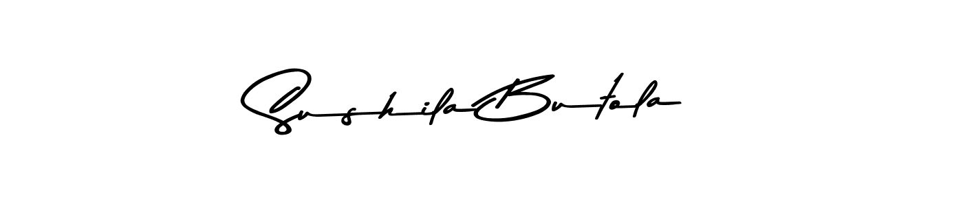 You should practise on your own different ways (Asem Kandis PERSONAL USE) to write your name (Sushila Butola) in signature. don't let someone else do it for you. Sushila Butola signature style 9 images and pictures png