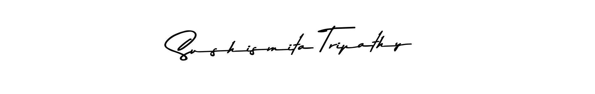 How to make Sushismita Tripathy name signature. Use Asem Kandis PERSONAL USE style for creating short signs online. This is the latest handwritten sign. Sushismita Tripathy signature style 9 images and pictures png